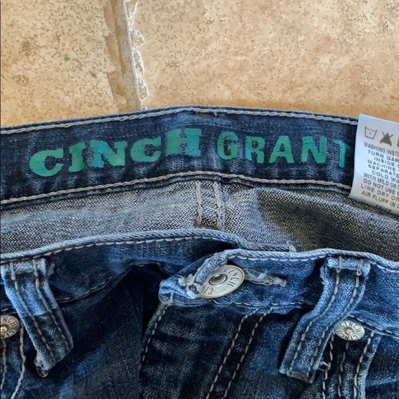 Men’s cinch blue jeans - Picture 3 of 4